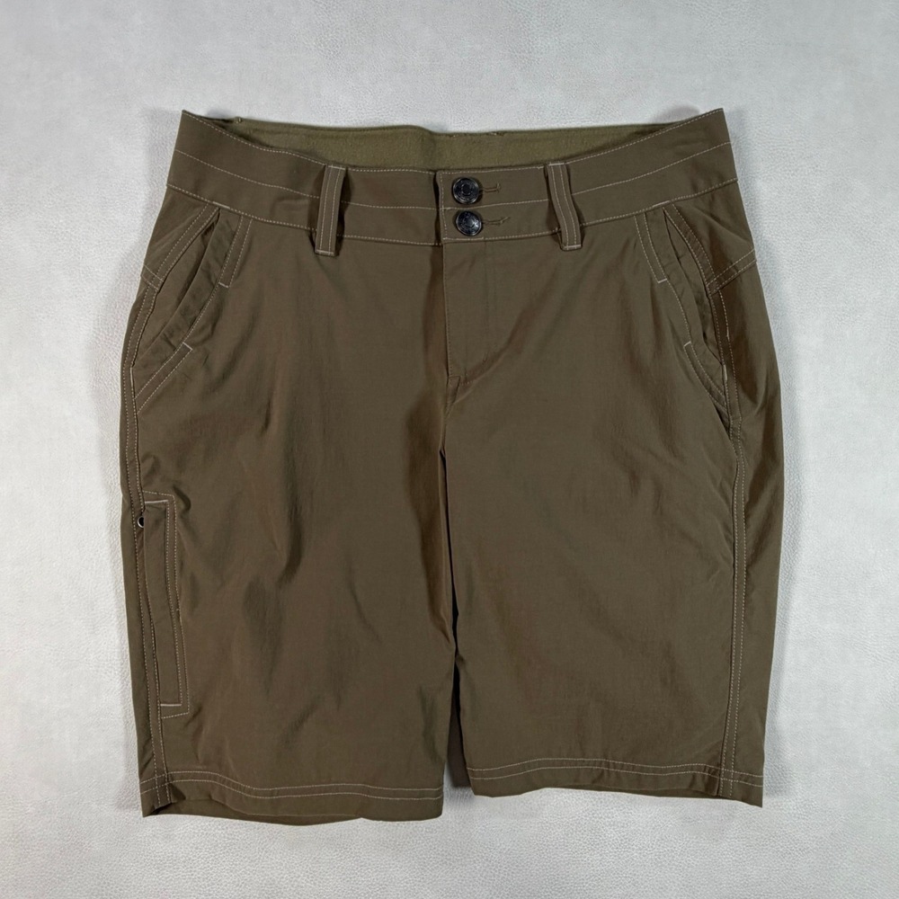 Marmot Womens Size 4 Brown Hiking Shorts Nylon Stretch Active Outdoor Trail